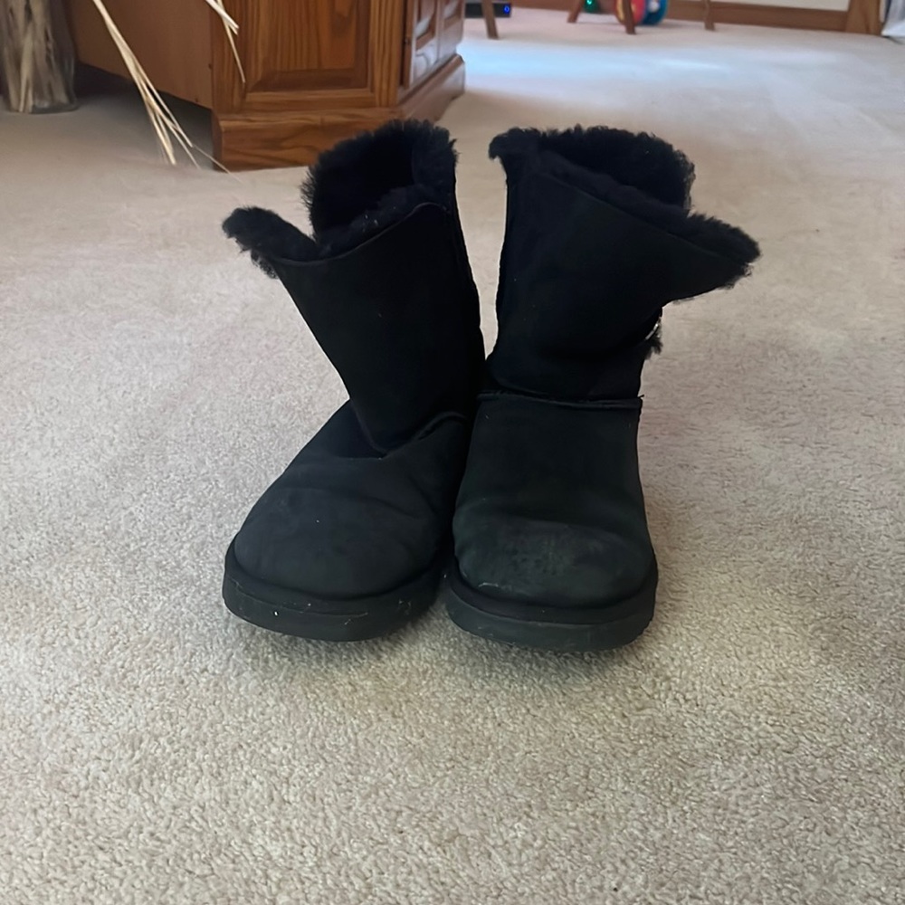 Black UGGs with Sparkles